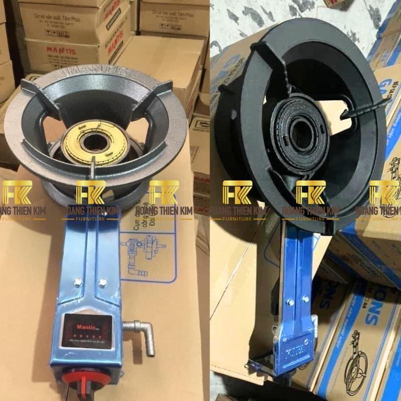 Bếp Á công nghiệp 1 họng gồm 1 bếp và 1 kiềng thấp
