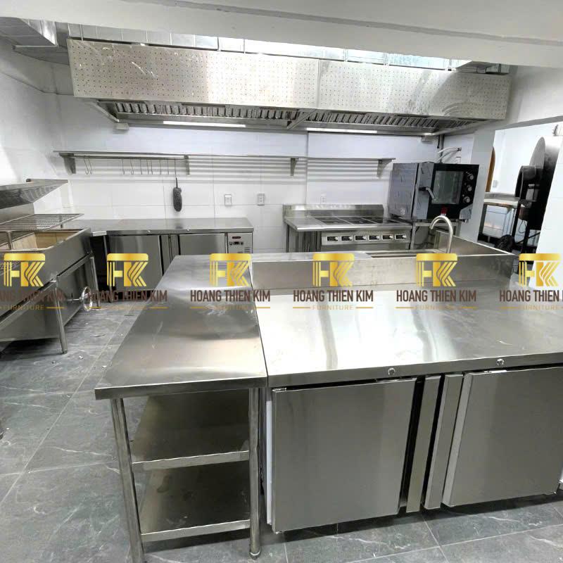 Bàn 3 tầng inox 304