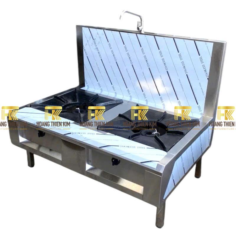 Bếp hầm đôi công nghiệp inox 201