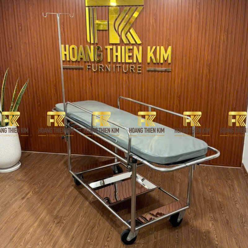 Xe đẩy băng ca inox 304 Xe đẩy băng ca inox 304