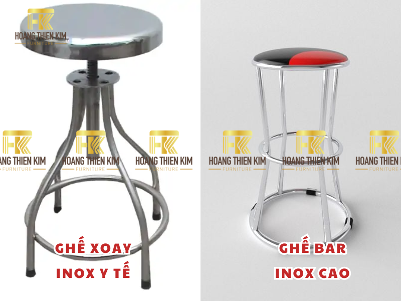 Ghế đôn inox chuyên dụng cho y tế và bar cao cấp, linh hoạt và sang trọng