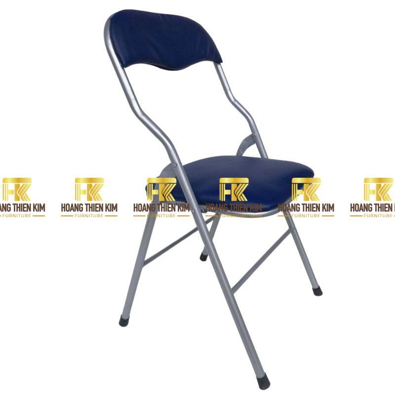Ghế xếp inox lưng thấp 