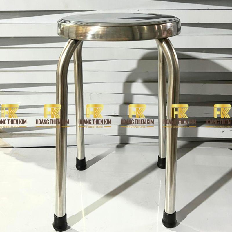 Ghế ăn inox không lưng 