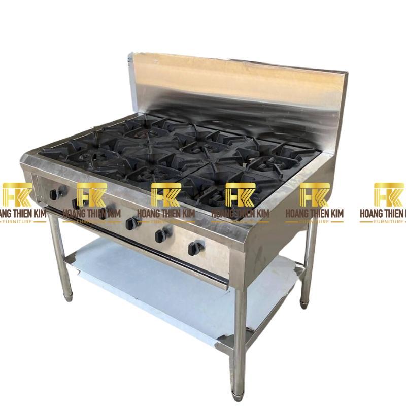 Bếp Âu 6 họng kiềng gang