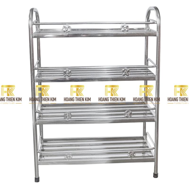 Kệ dép inox 4 tầng Kệ dép inox 4 tầng
