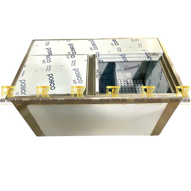 Bể tách mỡ công nghiệp inox 304 Bể tách mỡ công nghiệp inox 304