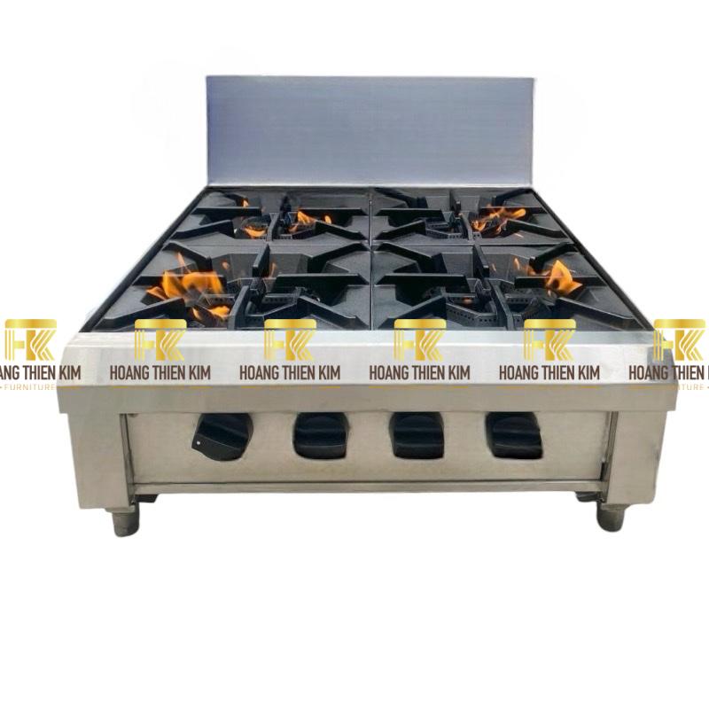 Bếp âu 4 họng inox 304 chân thấp Bếp âu 4 họng inox 304 chân thấp