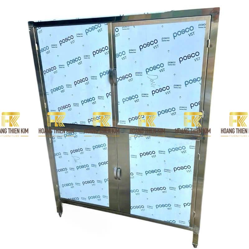 Tủ inox 4 cánh kín Tủ inox 4 cánh kín