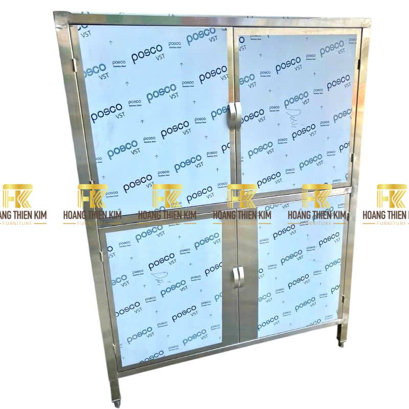 Tủ inox 4 cánh kín Tủ inox 4 cánh kín