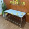 Bàn inox 304 chân tròn cố định