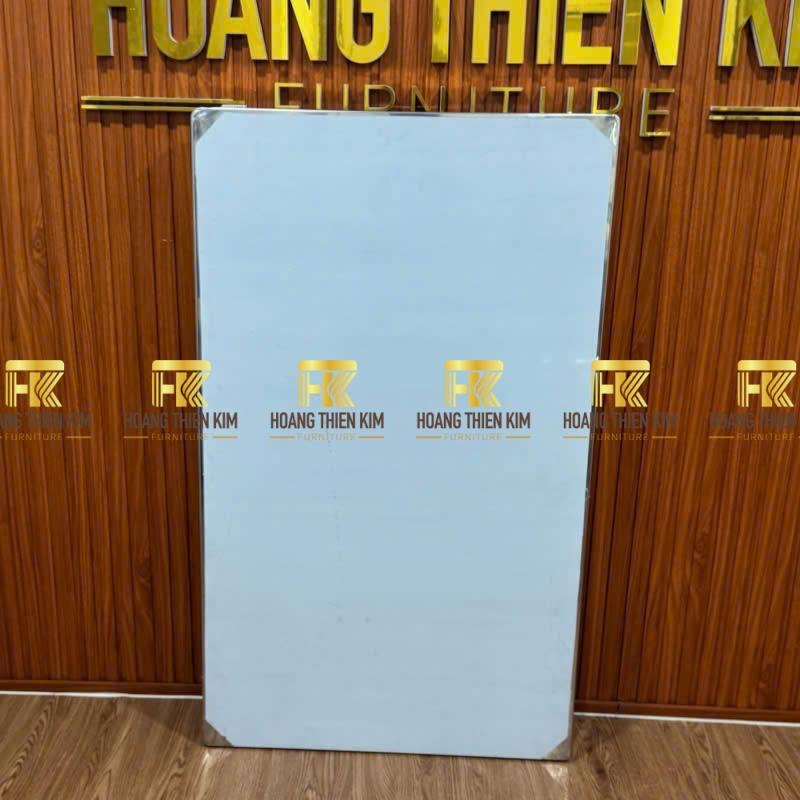 Bàn chữ nhật inox 304 KT: D1200 x R700 x C750mm chân xếp gấp gọn Bàn chữ nhật inox 304 KT: D1200 x R700 x C750mm chân xếp gấp gọn
