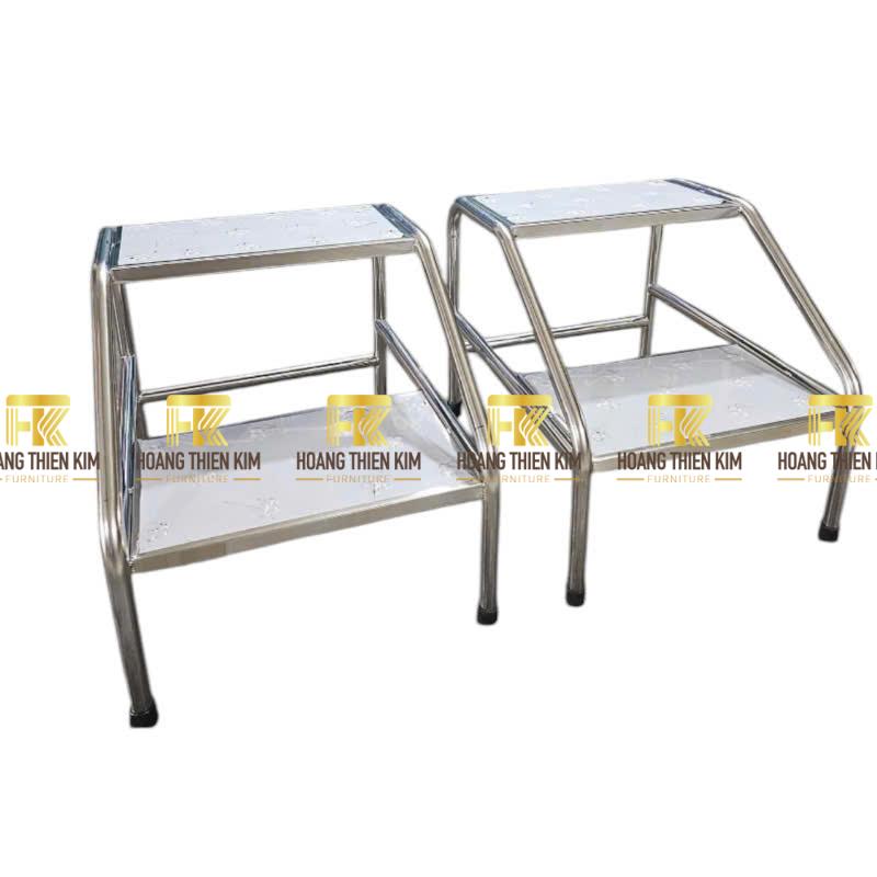 Bục inox 2 tầng