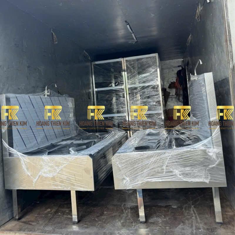 Hình ảnh thực tế bàn giao bếp Á công suất lớn